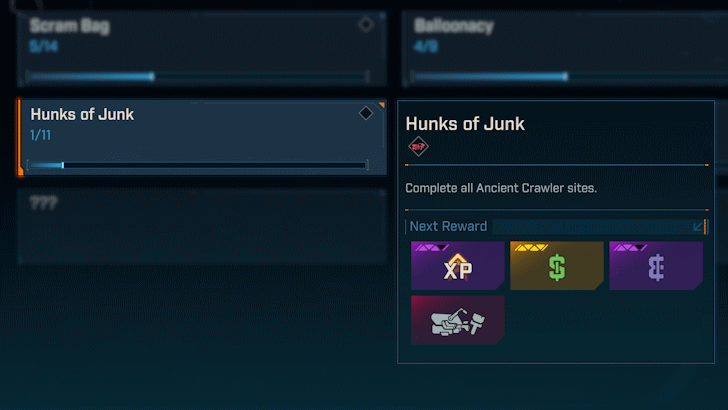 Hunks of Junk Ancient Crawler Challenge