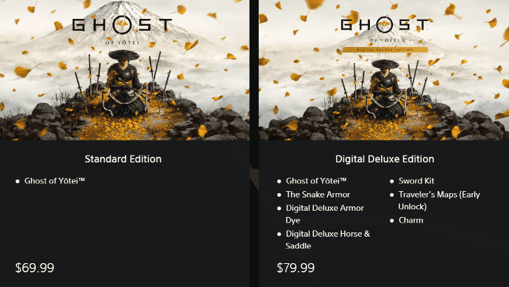 Ghost of Yōtei - Prices