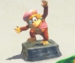 Dixie Kong DLC Statue