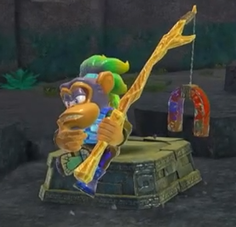 Salvager Monkey DLC Statue