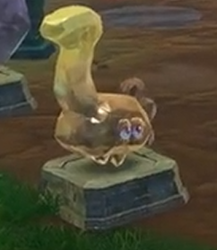 Ostrich Fractone DLC Statue