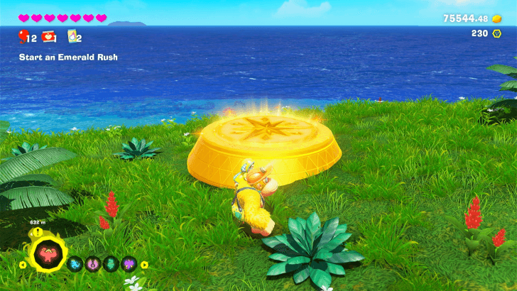 Quaking for Gold Bonus Stage Overworld