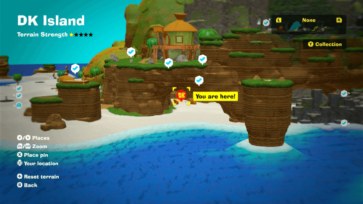 Surfing for Gold Bonus Stage Map Location