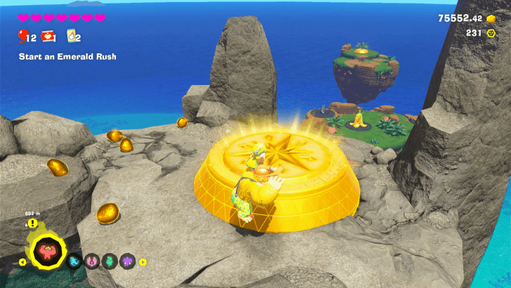 Smashing for Gold Bonus Stage Overworld