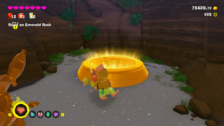 DK Island Surfing for Gold Bonus Stage Overworld