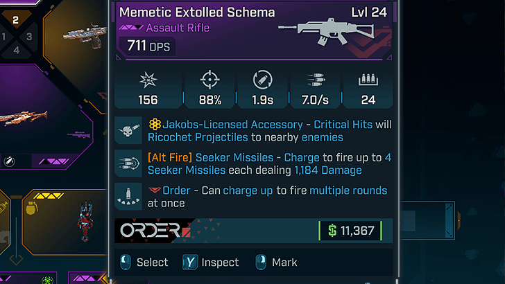 Displaying Weapon Accessories