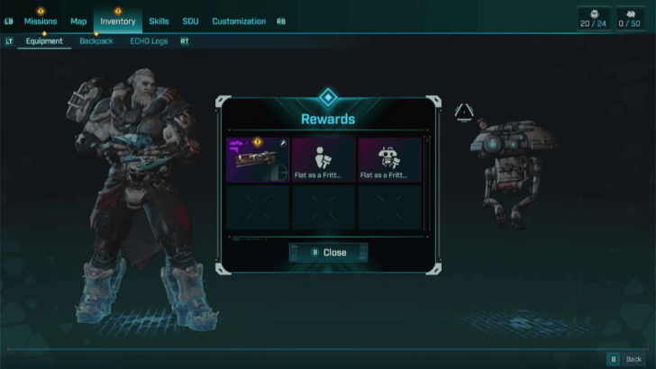 Borderlands 4 Flat as a Fritter