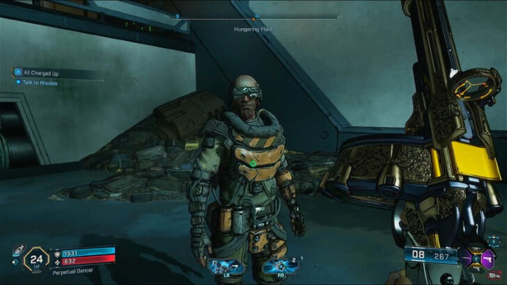 Borderlands 4 Talk to Rhodes