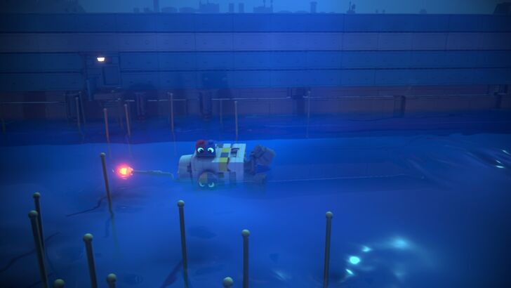 LEGO Voyagers Two Bricks Riding a Rocket Ship Part