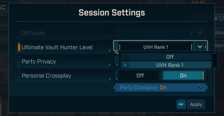 Turn Off UVH in Settings