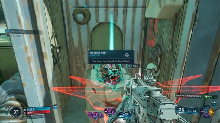 Borderlands 4 Porta Potty Mask