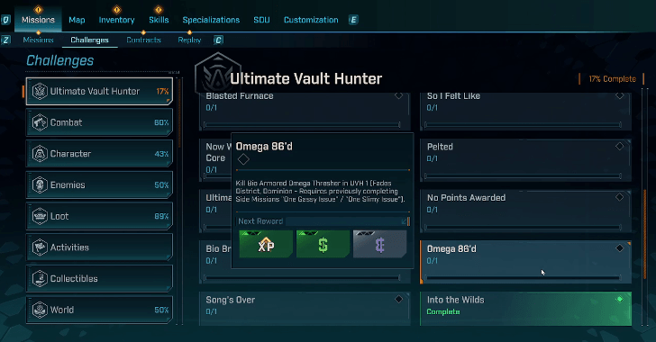 Complete Challenges for Next Rank