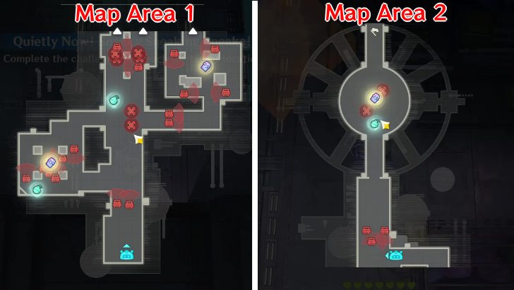 Genshin - Quiet Now Sneaky Sneaking Sneaks Stage 5 Map