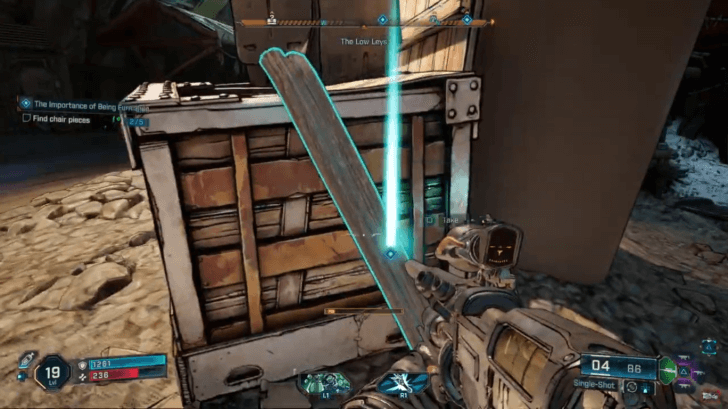 Borderlands 4 - Chair Part on Crate