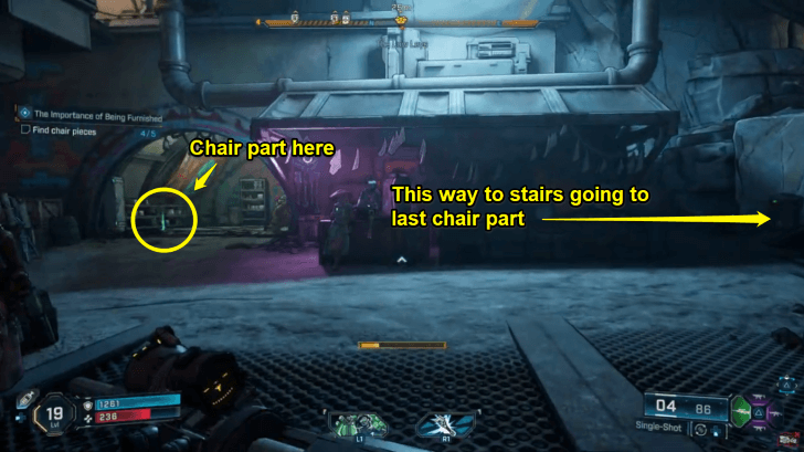 Borderlands 4 - Chair Part in Room