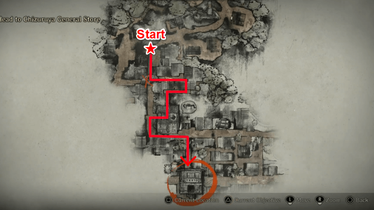 Silent Hill F Ebisugaoka Head to Chizuruya General Store