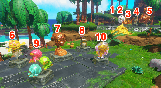 Jungle Ruins Statues