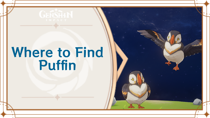 Genshin Impact - Where to Find Puffin and Basic Information