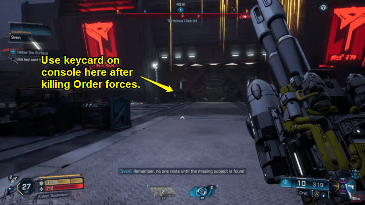 Borderlands 4 - Keycard to Locked Door