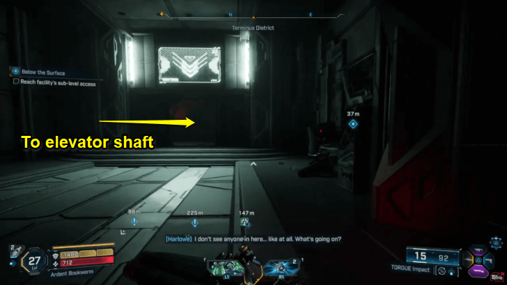 Borderlands 4 - Go to Elevator Shaft