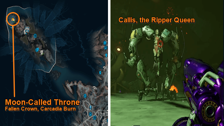 Queen Callis Location