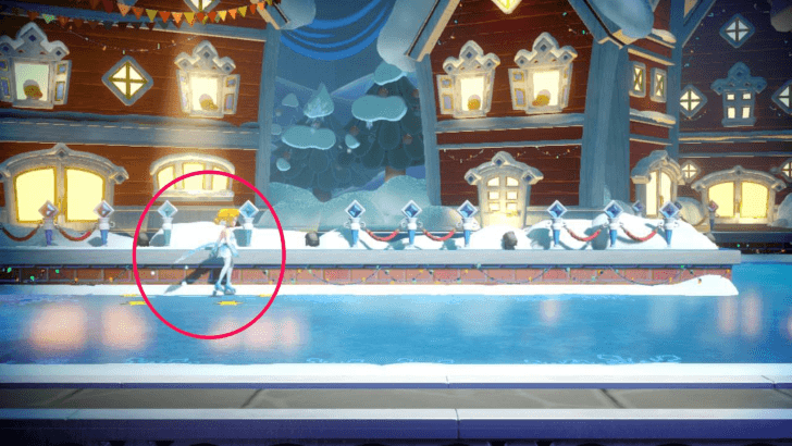Princess Peach Showtime - A Parade on Ice Hidden Spot Location 1