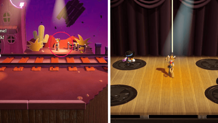 Princess Peach Showtime - The Dark Locomotive and the Doomed Town Sparkle Gem 3