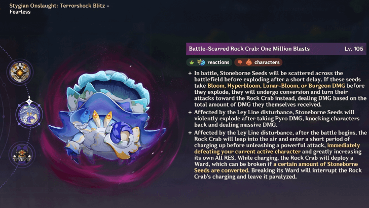 Genshin - Battle-Scarred Rock Crab