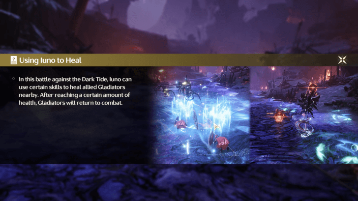 Help the Gladiators as Iuno