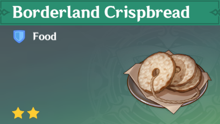 Genshin Impact - How to Get Borderland Crispbread and Effects