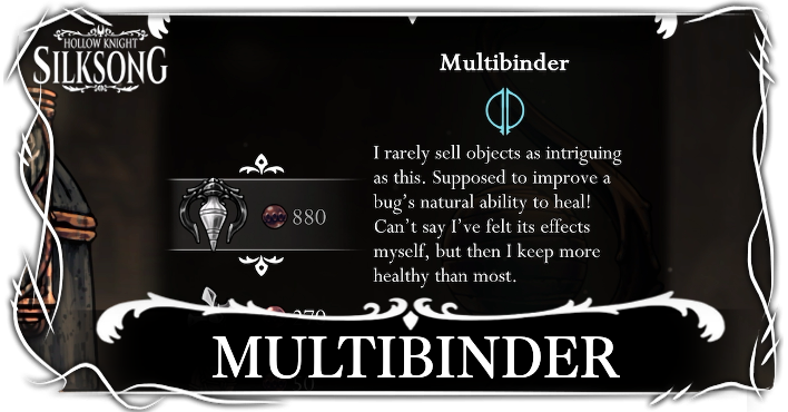 Hollow Knight Silksong - How to get Multibinder