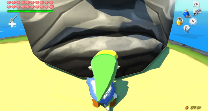 Use the Power Bracelets to Lift Up the Stone Head