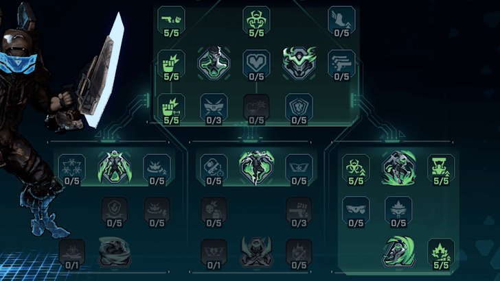 Rafa Arc-Knives Green Tree