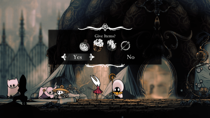 Give the Items to the Caretaker