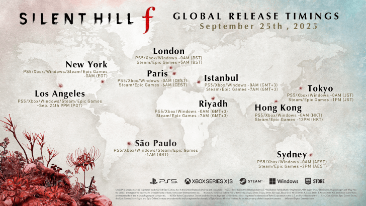 Silent Hill f Global Release Times