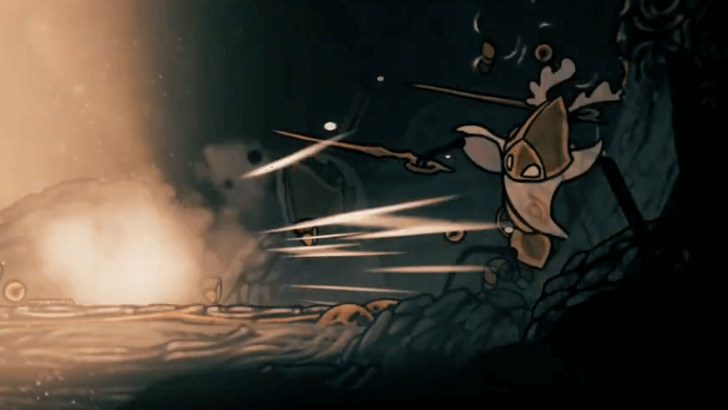 Silksong - Second Sentinel - Rising Slash Visual Cue