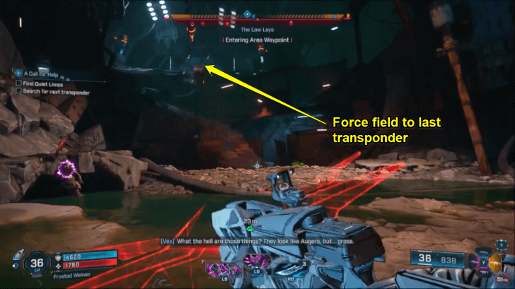 Borderlands 4 - Force Field to Last Transponder