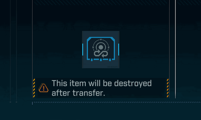 Item destroy warning