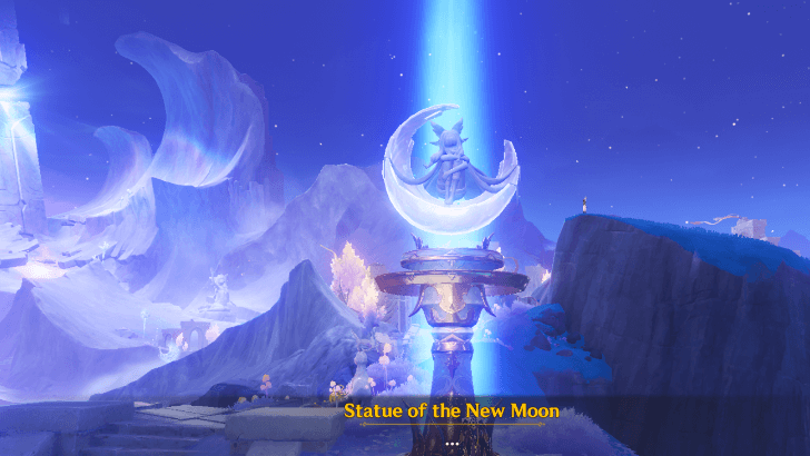 Genshin - Statue of the New Moon in Hiisi Island