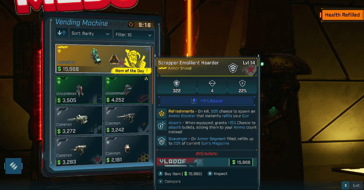 Legendary Loot in Vending Machines