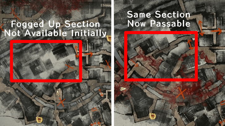 Map Differences Alleyways