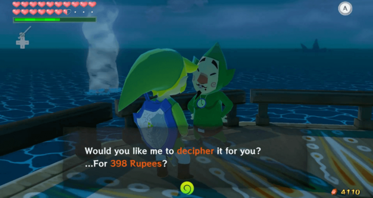 Pay Tingle to Interpret Triforce Charts