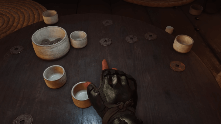 Ghost of Yotei - Zeni Hajiki Minigame