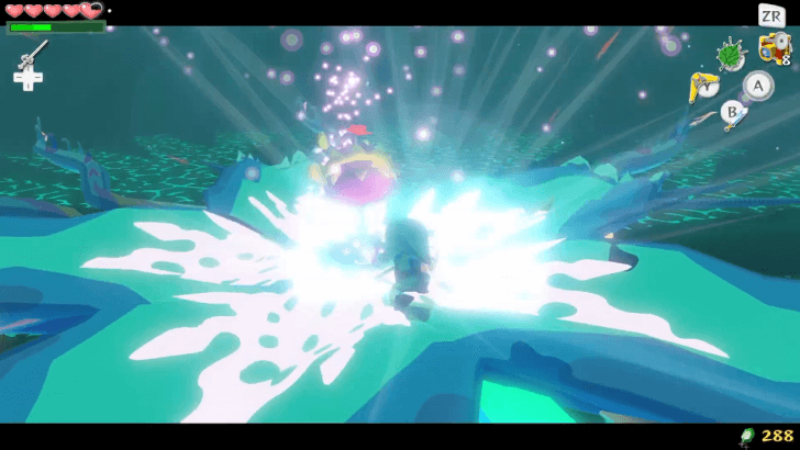 TLoZ WW - Once Down, Slash its Corolla With Your Sword