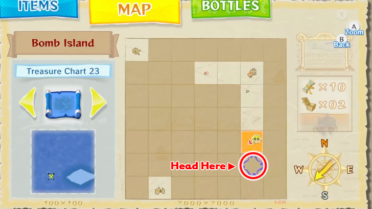 TLoZ WW - Forbidden Woods Location