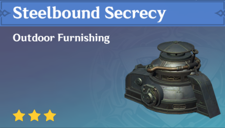 Genshin Impact - How to Get Steelbound Secrecy Furnishing