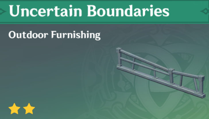 Genshin Impact - How to Get Uncertain Boundaries Furnishing