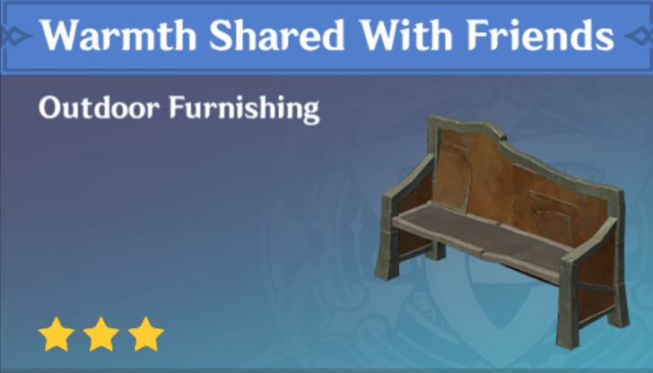 Genshin Impact - How to Get Warmth Shared With Friends Furnishing