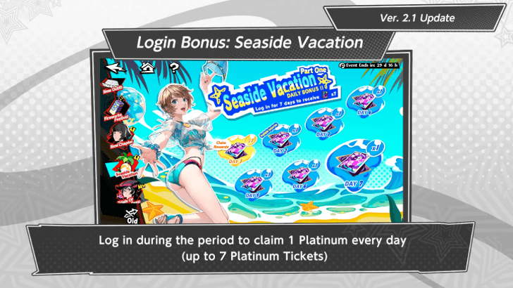 Persona 5 Phantom X - Log in Event