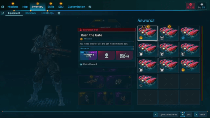 Borderlands 4 - Rush the Gate Rewards